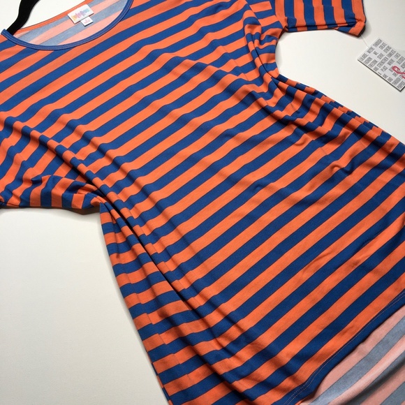 LuLaRoe Tops - LuLaRoe S Irma tunic blue/orange
